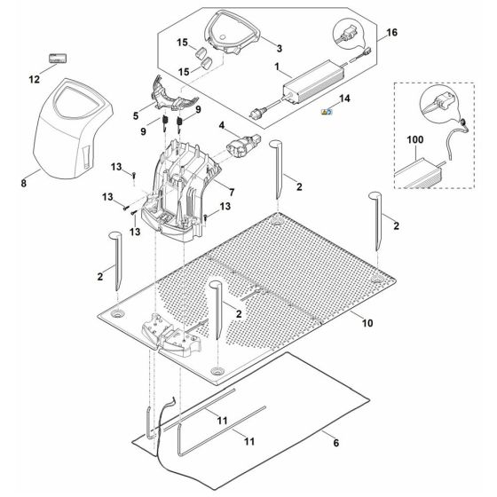 Docking Station for Stihl RMI 632.0 PC