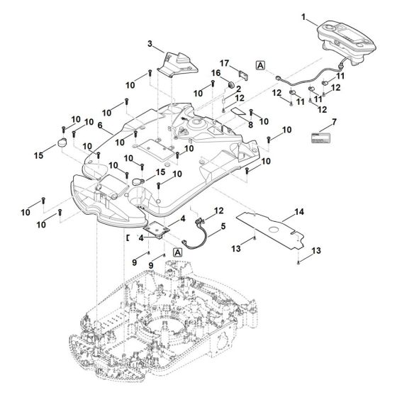 Housing Upper Part for Stihl