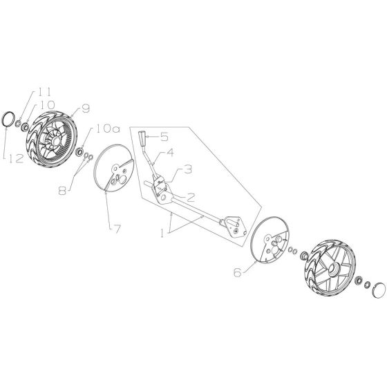 Wheel Assembly for Morrison Mower