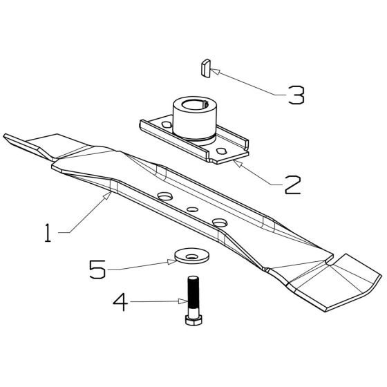 Blade Assembly for Morrison Mower