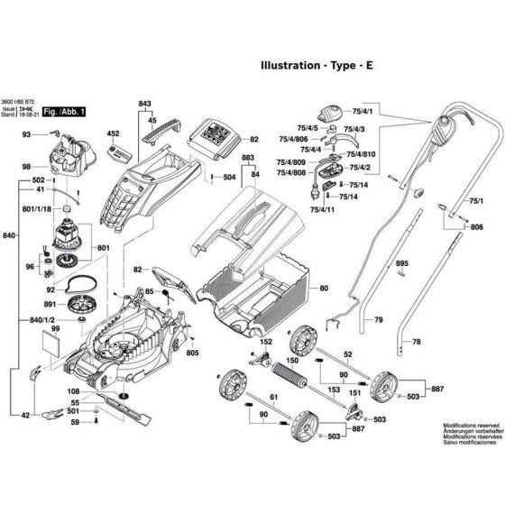 Bosch Rotak 32 R Assembly