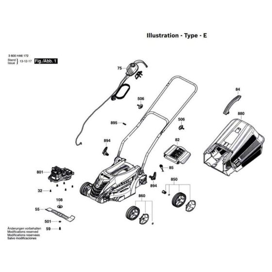 Bosch Rotak 340 R Assembly