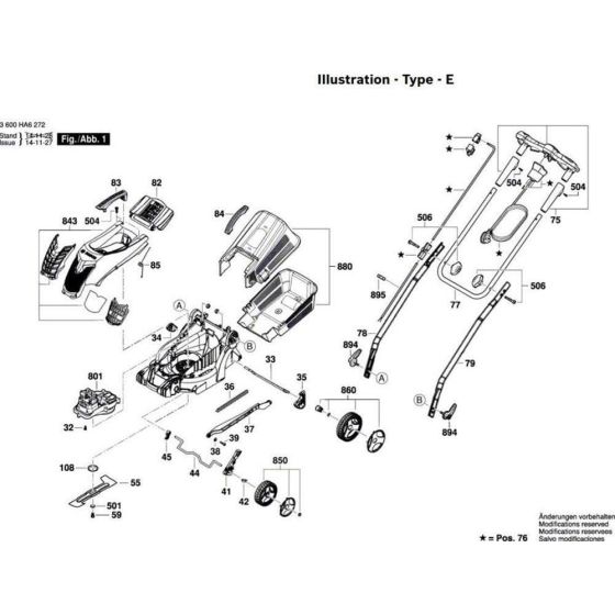 Bosch Rotak 36 R Assembly
