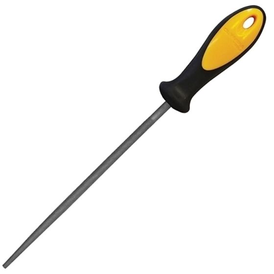 Handled Round Double Cut File 200mm (8in) by Roughneck - 30-338