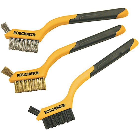 Mini Wire Brush Set of 3 by Roughneck - 52-005