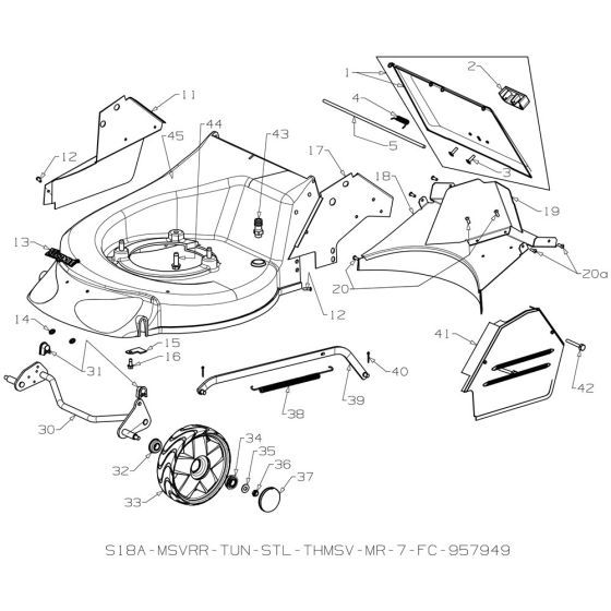 Deck Assembly for Masport RR18
