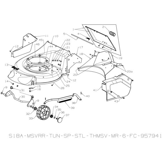 Deck Assembly for Masport RR18SP