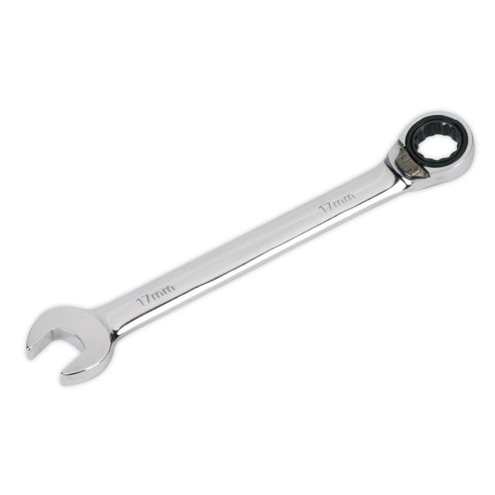 Reversible Ratchet Combination Spanner 17mm Sealey Part No. RRCW17