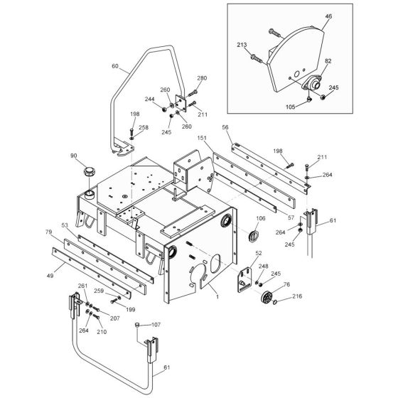 Frame Assembly for RS800H