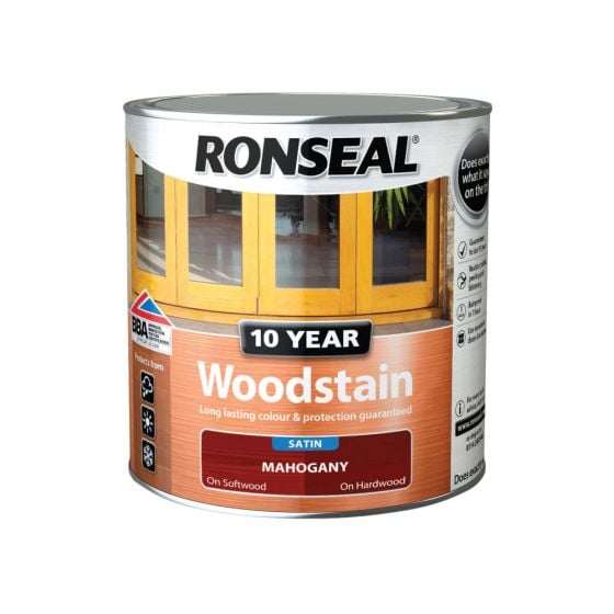 10 Year Woodstain Mahogany 1hr Drying time best weather protedtion 750ml