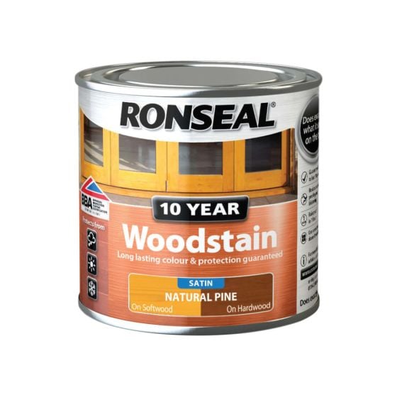 10 Year Woodstain Natural Pine 1hr Drying time best weather protedtion 250ml