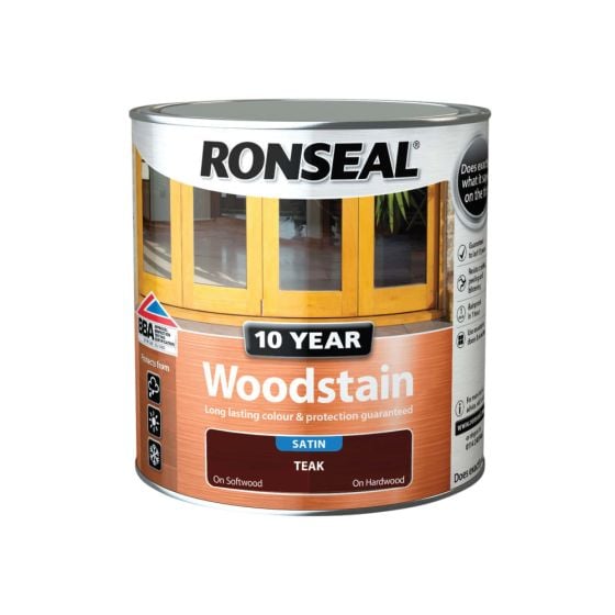 10 Year Woodstain Teak 1hr Drying time best weather protedtion 2.5L