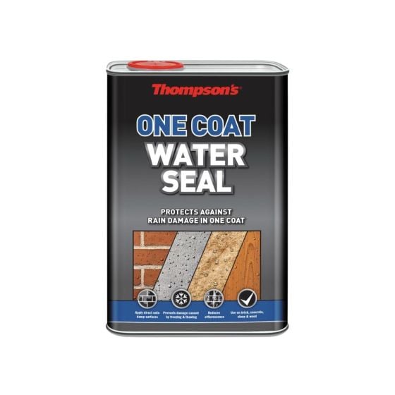 Thompson's One Coat Water Seal single coat directly onto damp surfaces 1L - 2.5L