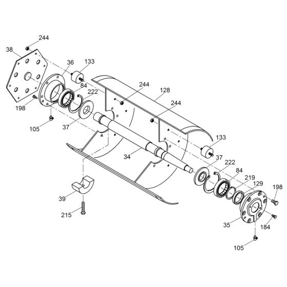 Drum Assembly for Wacker RSS800A