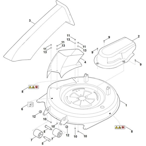 Mowing Deck Housing for Stihl