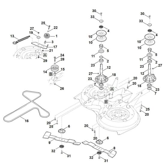 Blade Drive for Stihl RT 5097.1