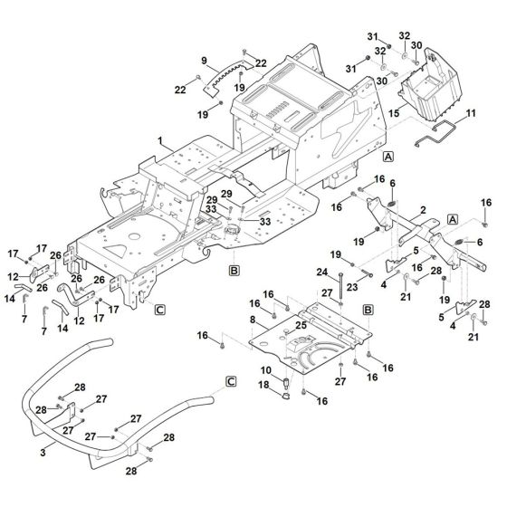Frame for Stihl RT 5097.1 Z