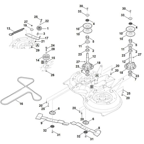 Blade Drive for Stihl RT 5097.1 Z