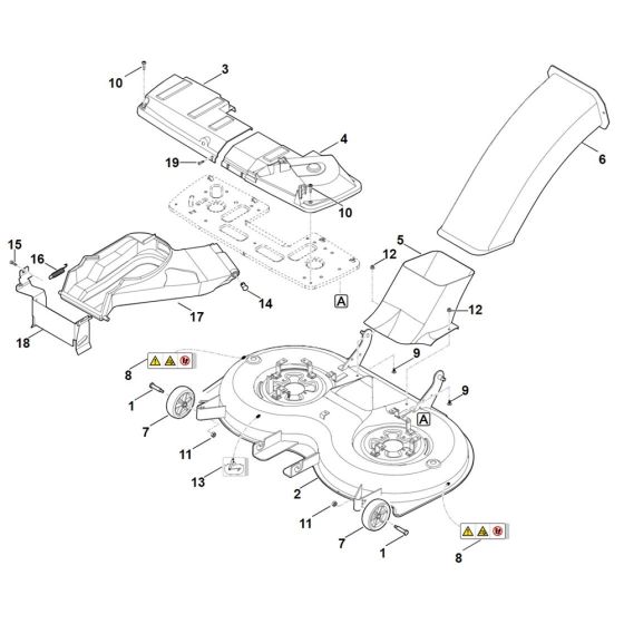 Mowing Deck Housing for Stihl