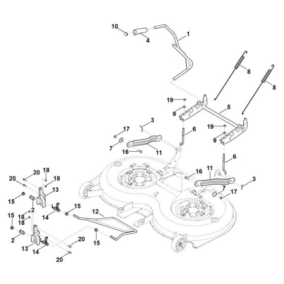 Height Adjustment for Stihl Mower