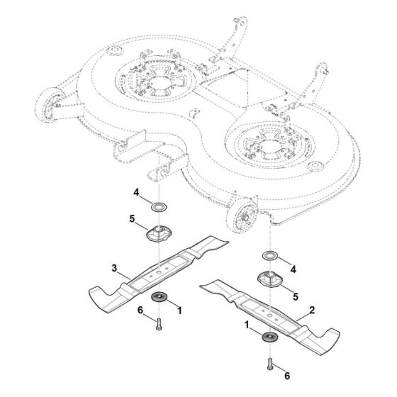 Stihl RT 6127.1 ZL Mower Blade