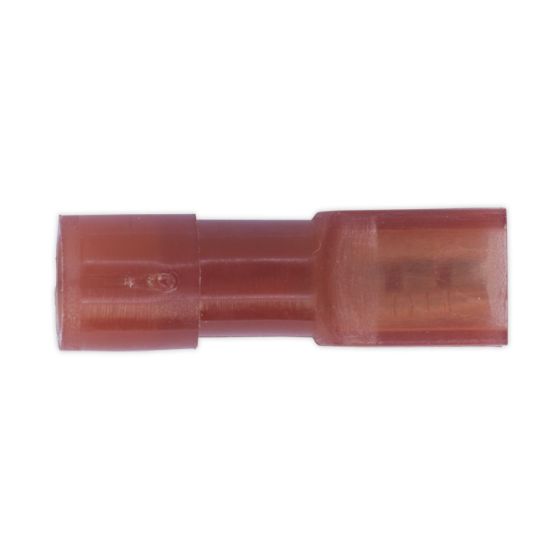 Fully Insulated Terminal 2.8mm Female Red Pack of 100 Sealey Part No. RT28