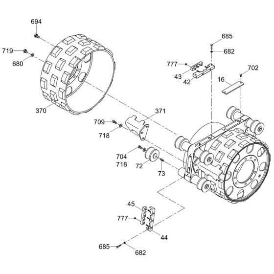 Front Drum Assembly