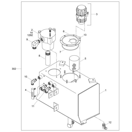 Hydraulic Tank Assembly