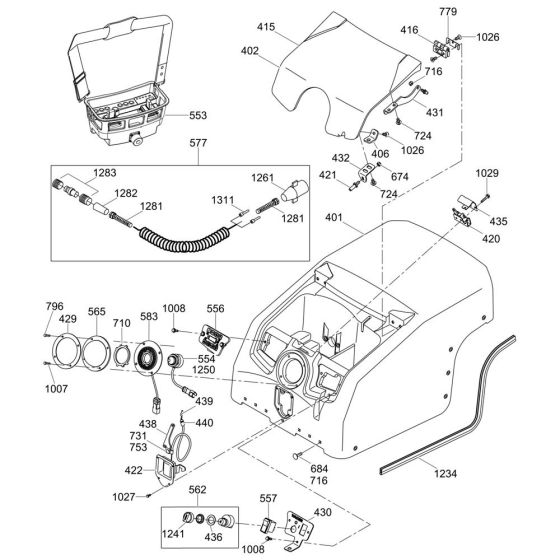 Rear Control Assembly