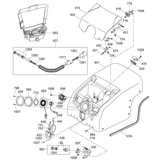 Rear Control Assembly