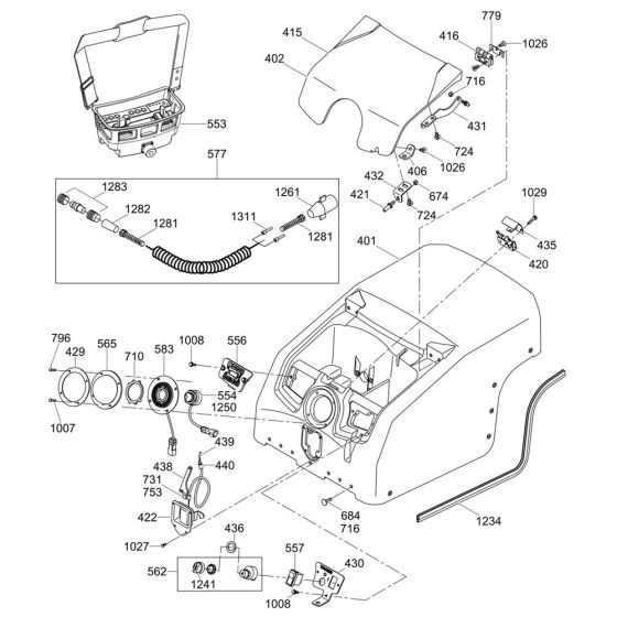 Rear Control Assembly