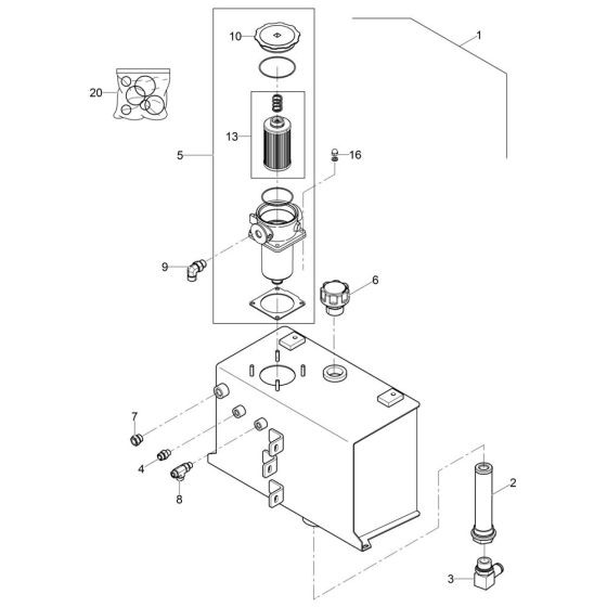Hydraulic Tank Assembly