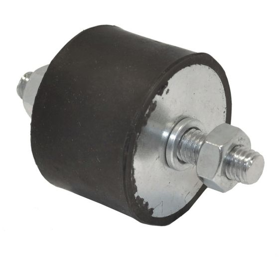 Rubber Vibration Mount Male/Male 50x35mm M10 Thread