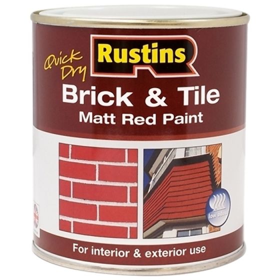 Quick Dry Brick & Tile Paint Matt Red