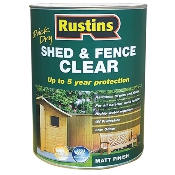 Quick Dry Shed and Fence Clear Protector