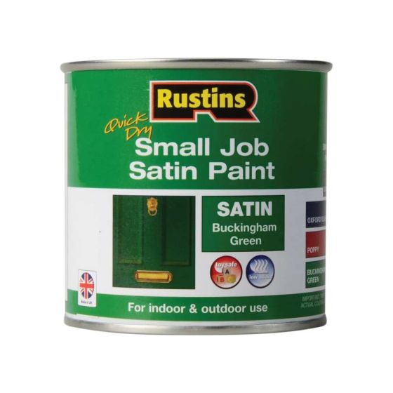 Quick Dry Small Job Satin Paint, Various Colours - 250ml