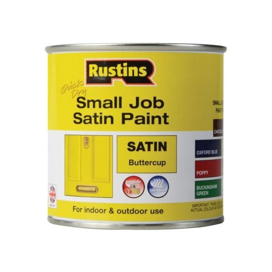 Quick Dry Small Job Satin Paint Buttercup 250ml