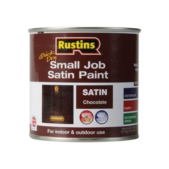 Quick Dry Small Job Satin Paint Chocolate 250ml