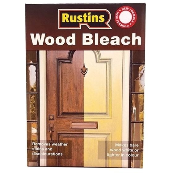 Wood Bleach Set (A & B Solution 500ml) by Rustins - WBLESET