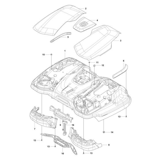 Husqvarna RZ-43M Cover
