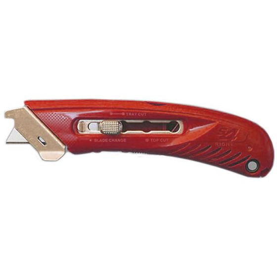 S4 Left Handed Safety Cutter Reduces damaged to Merchandise S4 -RED