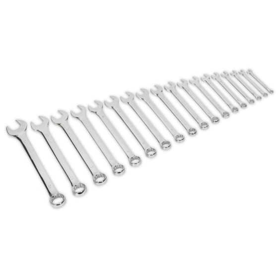 Combination Spanner Set 18pc Sealey Part No. S01052