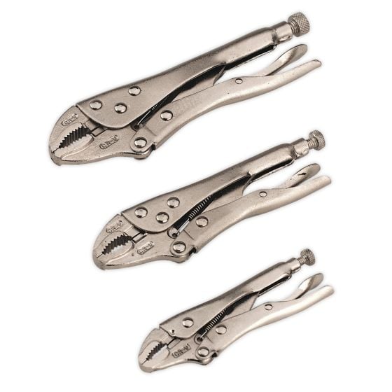 Locking Pliers Set 3pc Sealey Part No. S0463