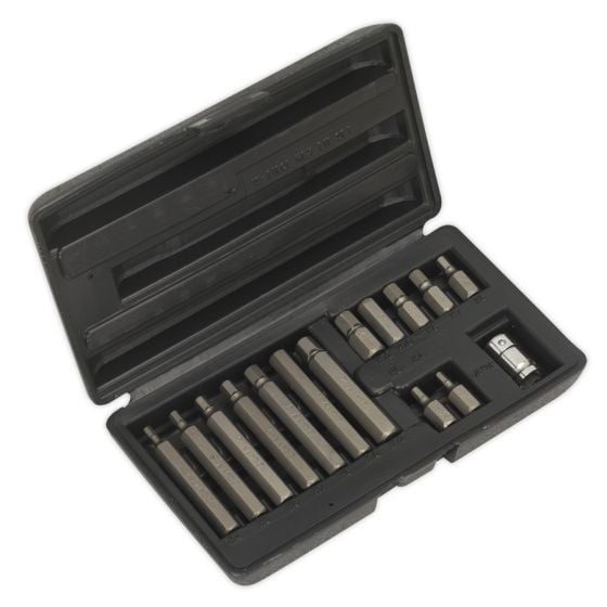 Hex Bit & Holder Set 15pc - Metric Sealey Part No. S0533