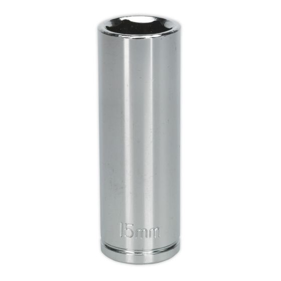 WallDrive Socket 15mm Deep 3/8"Sq Drive Sealey Part No. S0593