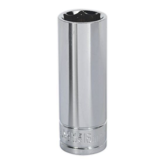 WallDrive Socket 16mm Deep 3/8"Sq Drive Sealey Part No. S0594