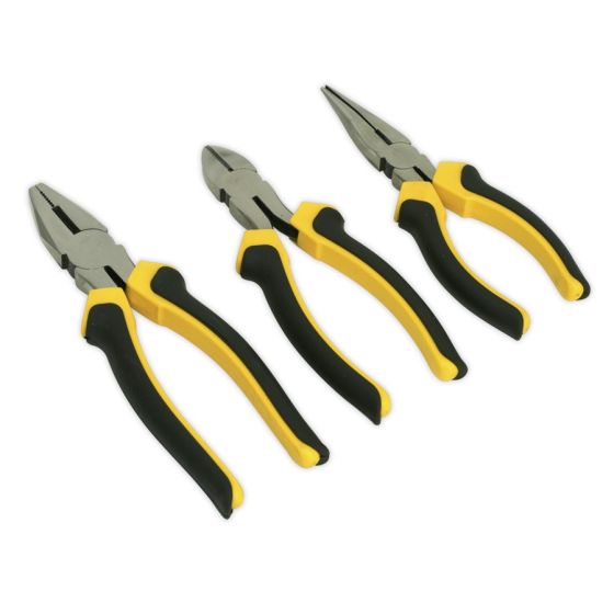 Comfort Grip Pliers Set 3pc Sealey Part No. S0645