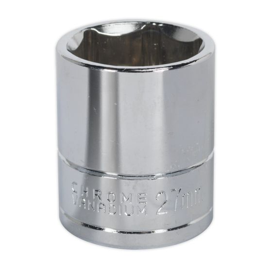 WallDrive Socket 27mm 1/2"Sq Drive Sealey Part No. S0663
