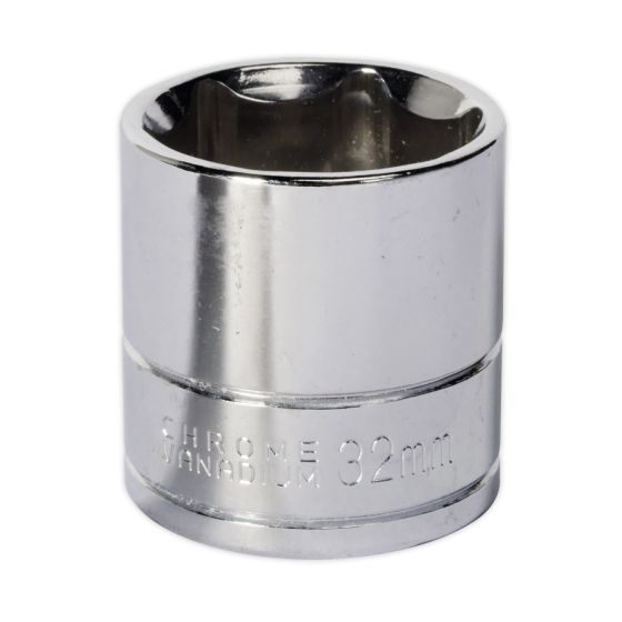 WallDrive Socket 32mm 1/2"Sq Drive Sealey Part No. S0665