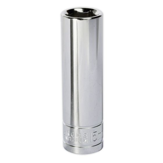 WallDrive Socket 15mm Deep 1/2"Sq Drive Sealey Part No. S0671